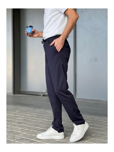 Мъжки чинос панталони с еластична талия