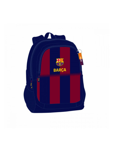 Училищна чанта F.C. Barcelona Син Кестен 32 x 44 x 16 cm