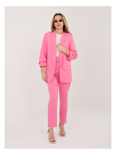 Розов комплект с панталон