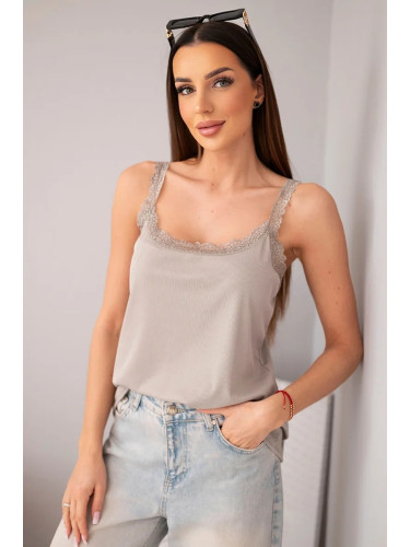Дамски дантелен топ Kesi Włoski