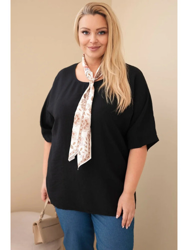 Дамска блуза Kesi Włoski, черна