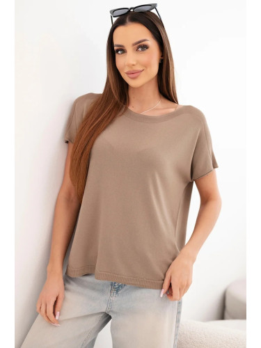 Дамска овърсайз блуза от вискоза Kesi