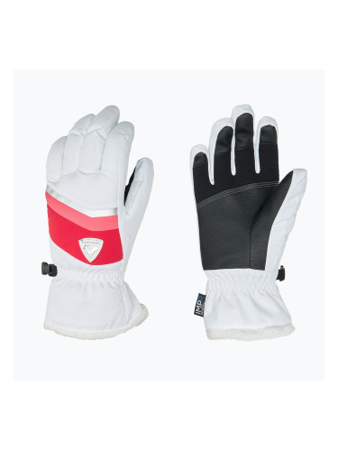 Дамски скиорски ръкавици Rossignol New Piste G white