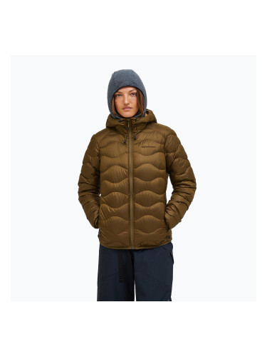 Дамско пухено яке Peak Performance Helium Down Hood meadow moss/sierra sand