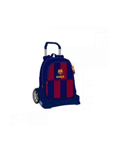 Училищна чанта F.C. Barcelona Син Кестен 32 x 44 x 16 cm