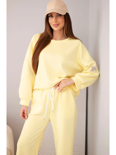 Дамски анцуг Kesi Włoski, тъмножълт