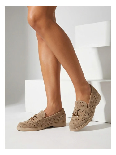 Дамски велурени мокасини Resti Befiolle