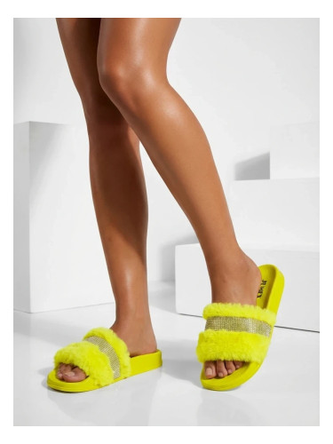 Дамски чехли Resti с козина