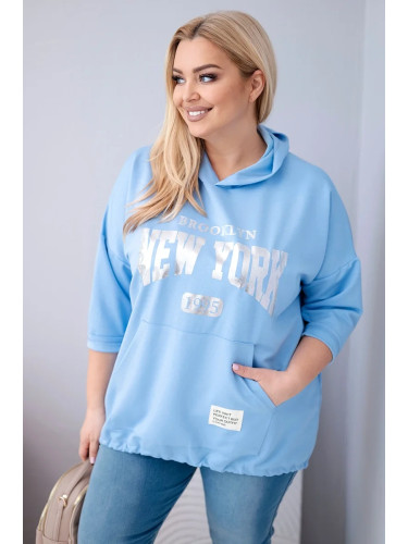 Дамски суичър с овърсайз размер Kesi