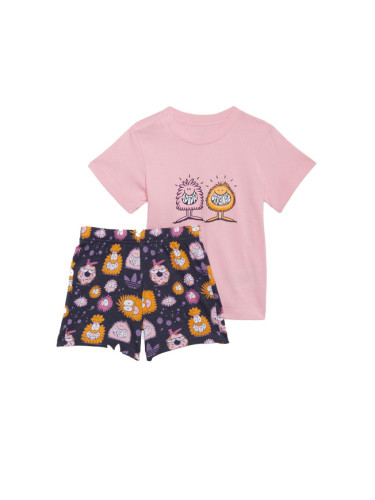 ADIDAS x Kevin Lyons Shorts And Tee Set Pink/Multi