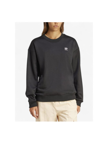 ADIDAS Originals Trefoil Loose Crew Sweatshirt Black