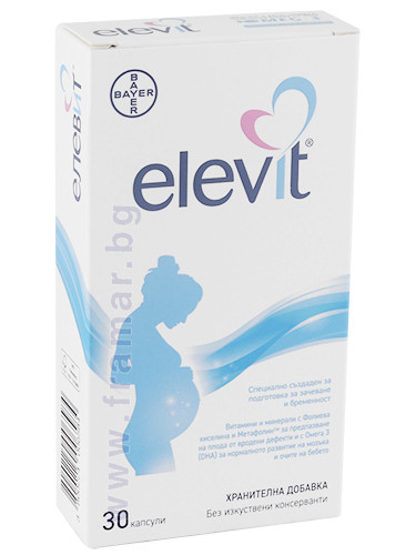 ЕЛЕВИТ капсули * 30 BAYER