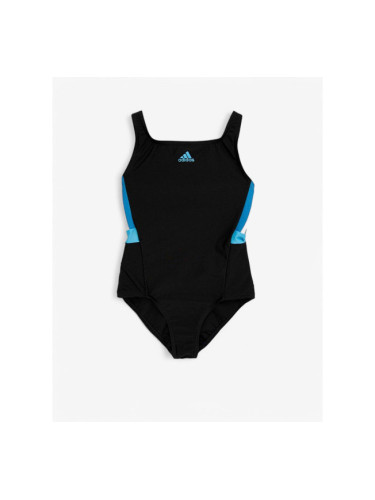 ADIDAS Performance 3-Stripes Swimsuit Black/Blue