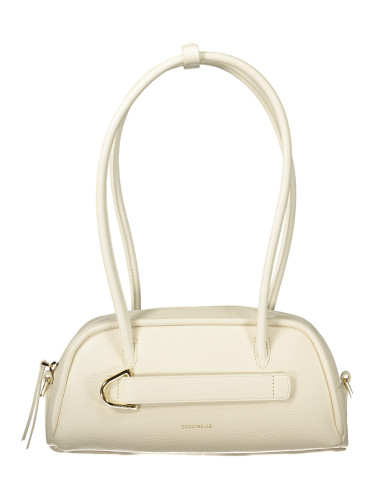 Бяла дамска чанта Coccinelle