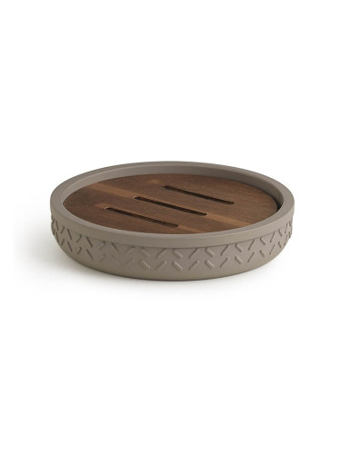 Сапунерка Thea сива/ натурално тъмно