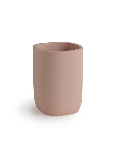 Чаша за четка за зъби Ylenia матово розово