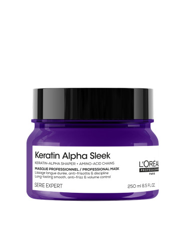 L'OREAL PROFESSIONNEL Keratin Alpha Sleek Mask Маска за коса дамски 250ml