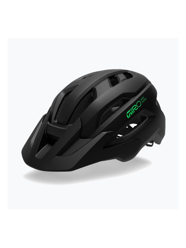 Детска велосипедна каска Giro Fixture II matte black/vivid green