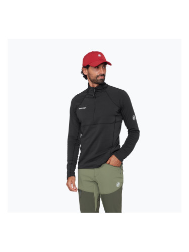 Мъжки суитшърт Mammut Taiss ML Half Zip Pull black