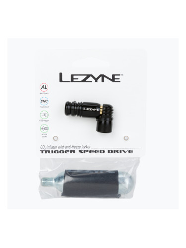Велосипедна помпа Lezyne TRIGGER SPEED DRIVE CO2 с касета + 1x касета черна LZN-1-C2-TRSDR-V104
