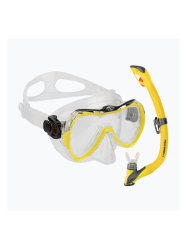 Детски комплект за гмуркане AQUA-SPEED Enzo + Evo жълт 604