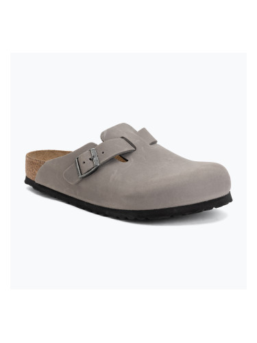 Чехли BIRKENSTOCK Boston Soft Footbed Oiled Leather Regular iron
