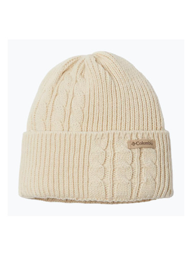 Дамска зимна шапка Columbia Agate Pass Cable Knit chalk