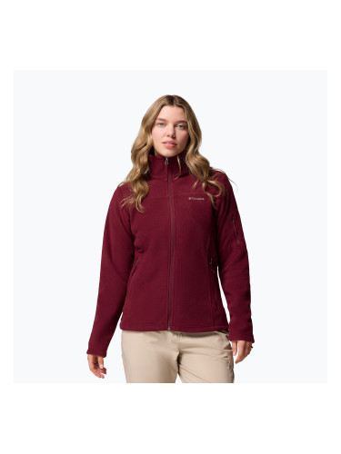 Дамски поларен суитшърт Columbia Fast Trek II rich wine