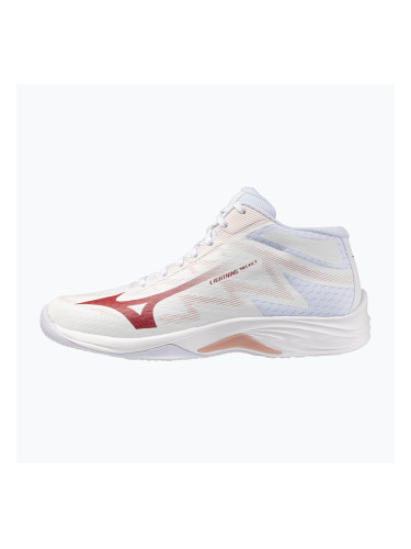Дамски волейболни обувки Mizuno Lightning Select Mid white/rose elegance/lava falls