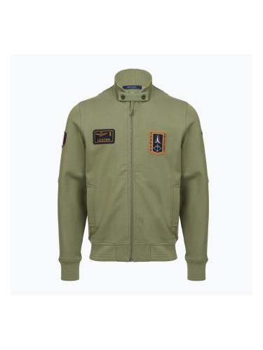 Мъжки суитшърт Aeronautica Militare FE2102UF00679 FZ lichen green