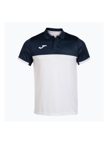 Мъжка поло тениска Joma Montreal white/navy