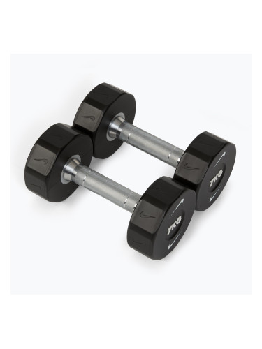 Дъмбели Nike Strength Pro Urethane Dumbbell 2 x 7 kg black/white