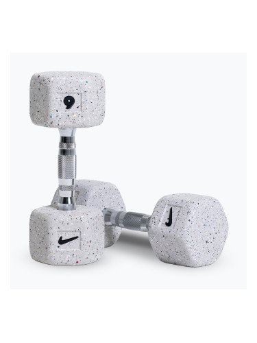Дъмбели Nike Strength Grind Hex Dumbbell 2 x 6 kg wolf grey
