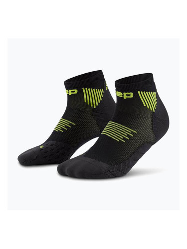 CEP дамски чорапи за компресия Run Low Cut 5.0 black/lime