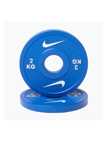 Тежести Nike Strength Change Plates 2 x 2 kg blue/white