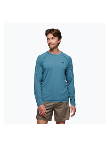 Мъжки суитшърт за трекинг Black Diamond Alpenglow Crew creek blue