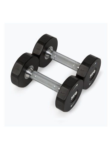 Дъмбели Nike Strength Pro Urethane Dumbbell 2 x 5 kg black/white