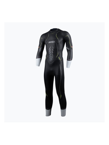 Мъжки костюм за триатлон ZONE3 Aspire black/chalk