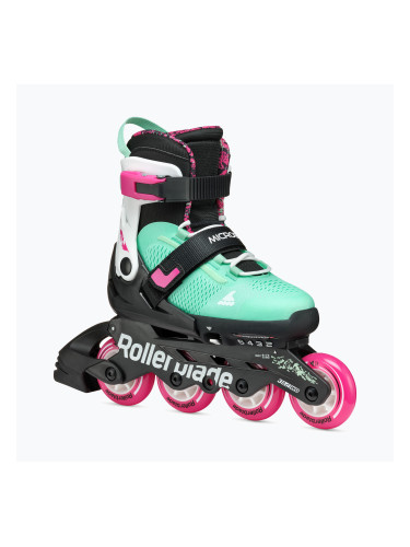 Детски ролкови кънки Rollerblade Microblade XT Jr черни/морски зелени