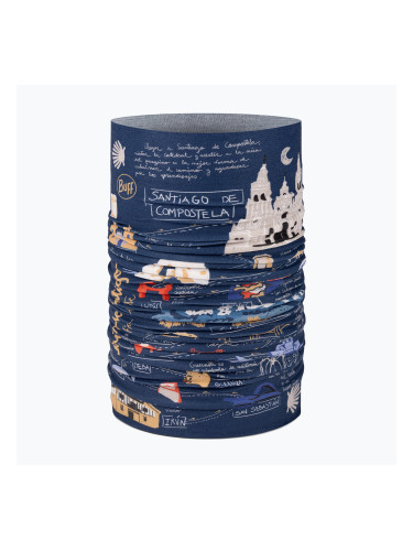 Многофункционална кърпа BUFF Coolnet UV camino norte navy