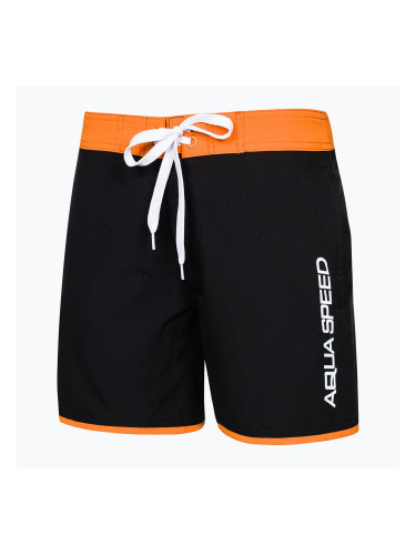 Детски къси панталони за плуване AQUA-SPEED Evan black 305