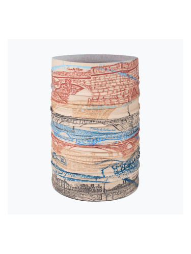 Многофункционална кърпа BUFF Coolnet UV camino puentes cloud