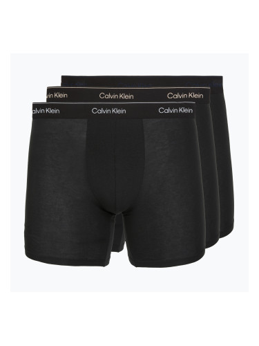 Боксерки Calvin Klein LV00NB4394 Brief 3 чифта black w/heavenly iris logo/black w