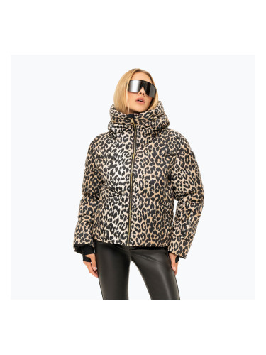 Дамско скиорско яке Nikkie Newport Leopard hummus