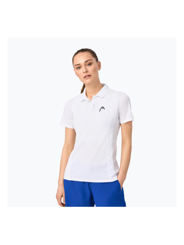 Дамска фланелка за тенис HEAD Club 25 Tech Polo white