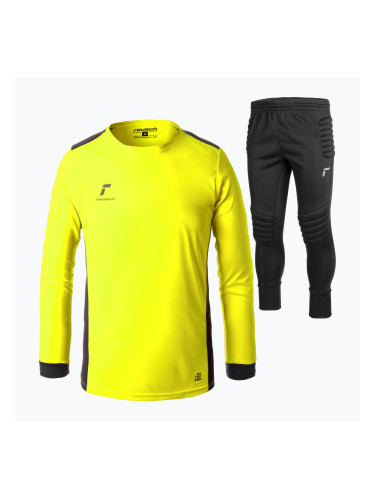 Детски вратарски комплект Reusch Match Set Junior safety yellow/black