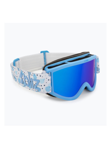 Детски скиорски очила Bliz Pixie Jr matte blue/brown/blue multi
