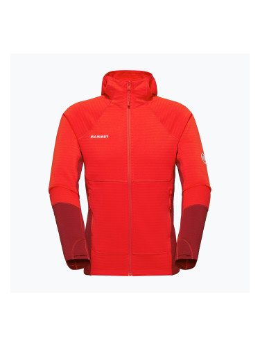 Мъжки суитшърт Mammut Taiss ML Hooded mammut red/dark mammut
