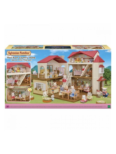 Playset Sylvanian Families Red Roof Country Home Къща за Кукли Заек