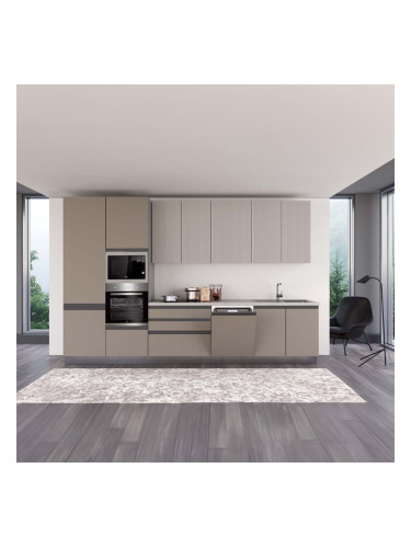 БЕЖОВА БЛОК КУХНЯ ХЕЛЕНА 360/60/240 СМ С ВКЛЮЧЕНИ 6БР ЕЛ.УРЕДИ